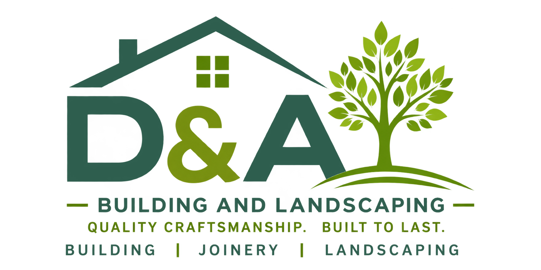 D&A Building & Landscaping logo