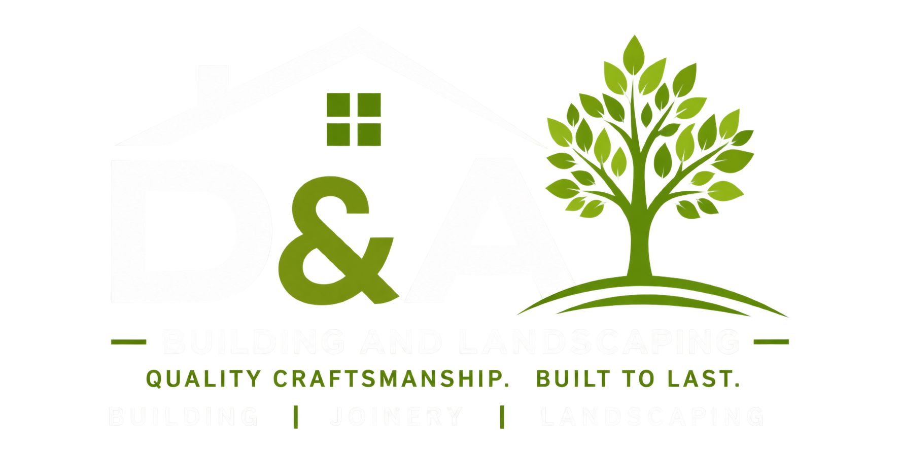 D&A Building & Landscaping logo